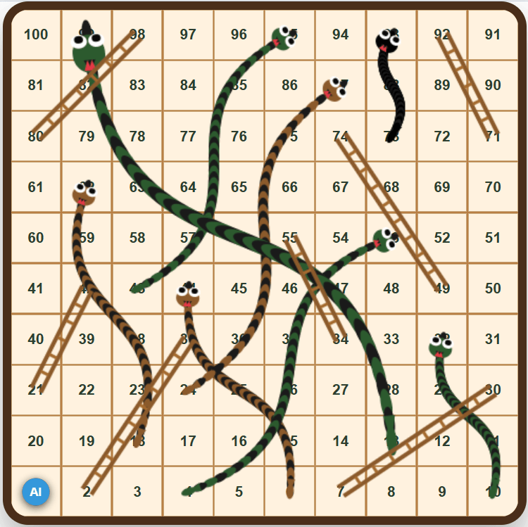 Snakes and Ladders Game